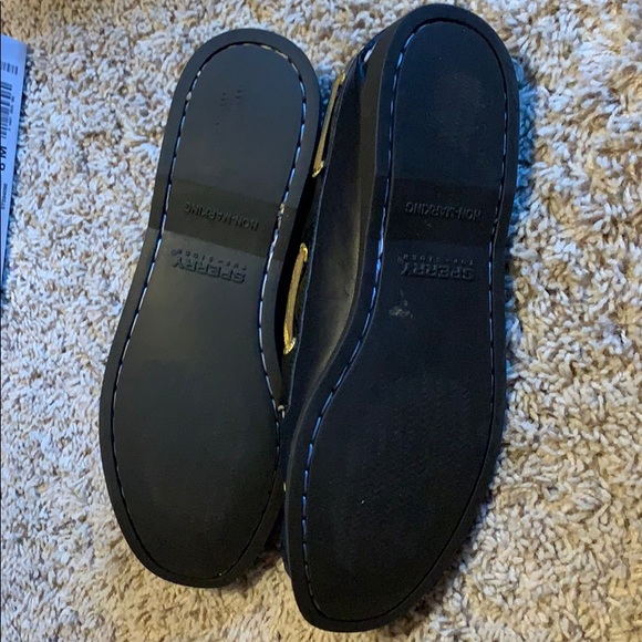 Women’s Sperry Topsider A/O 2 eye caviar black 8 - Picture 3 of 4